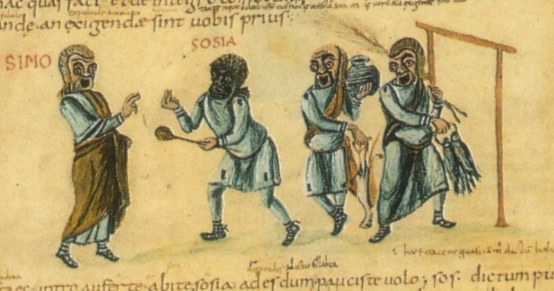Illustrated manuscript of Terence's comedies